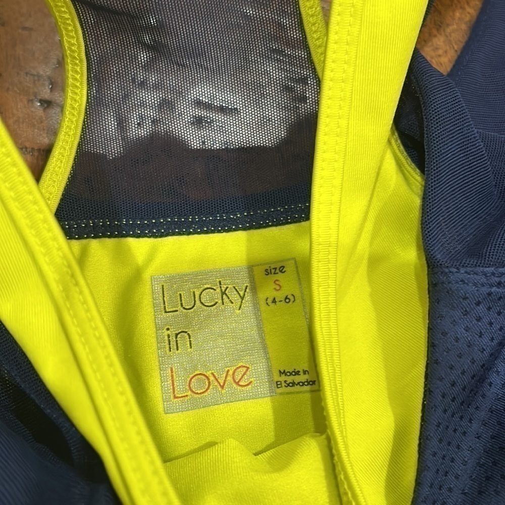 LUCKY IN LOVE MESH SIDES TENNIS GOLF
SPORTS TANK TOP SMALL - Picture 6 of 8
